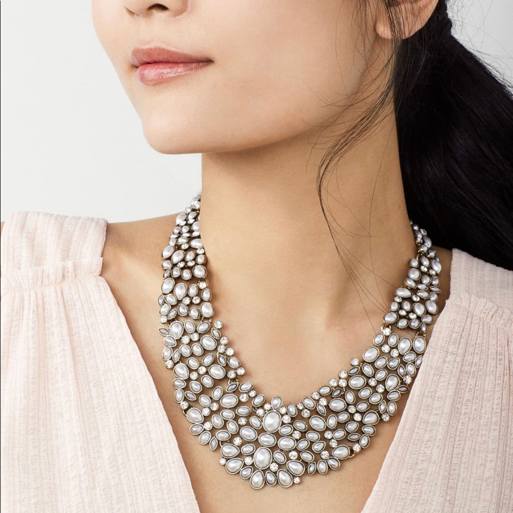 BaubleBar Kew Crystal Collar Necklace